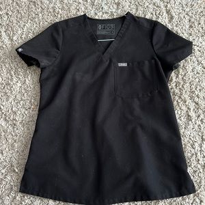 Figs XS Black Catarina style top